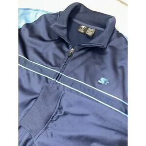Starter Vintage Y2K Men’s Tracksuit Top Jacket Navy Blue Size Medium